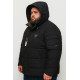 Куртка зимняя Boos & Jack мужская больших размеров 4XL-9XL  тинсулейт, капюшон отстёгивается, Темно-синий,5XL