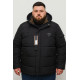 Куртка зимняя Boos & Jack мужская больших размеров 4XL-9XL  тинсулейт, капюшон отстёгивается, Темно-синий,7XL