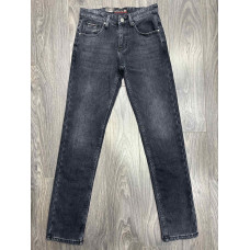 Джинси чоловічі DSGATARD2 теплі на флісі, зимові прямі,36 Сірий