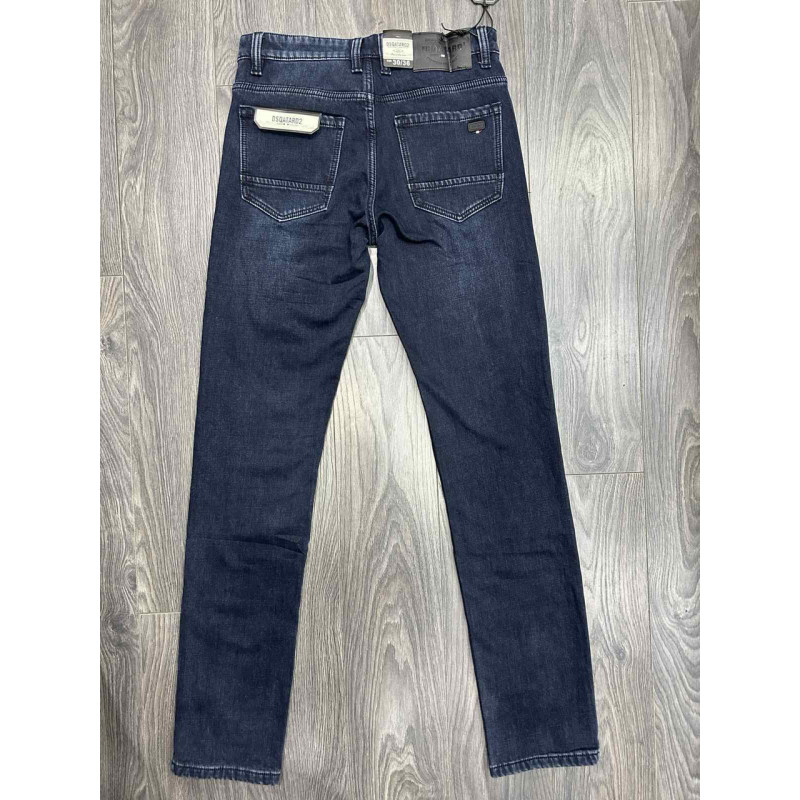 Джинси чоловічі DSGATARD2 теплі на флісі, зріст 36, зимові прямі,32 Синій