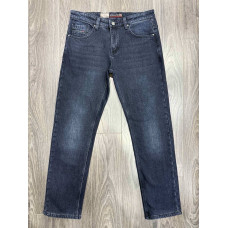 Джинси чоловічі DSGATARD2 теплі на флісі, зріст 32, зимові прямі,38 Синій