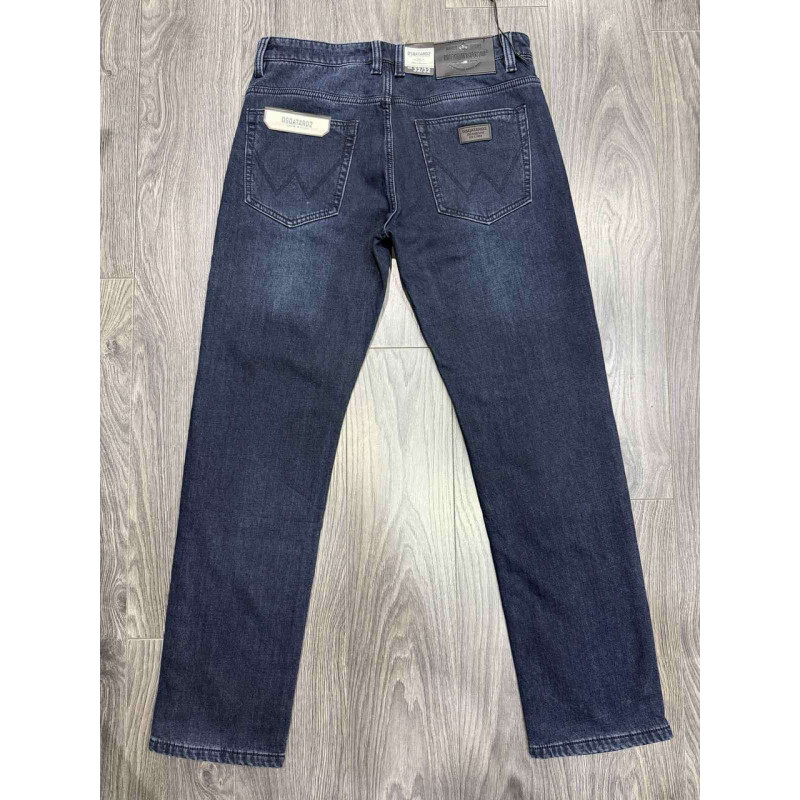 Джинси чоловічі DSGATARD2 теплі на флісі, зріст 32, зимові прямі,34 Синій