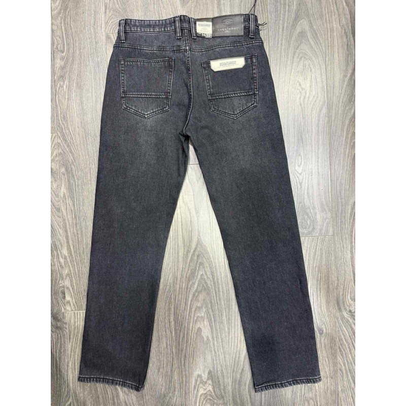 Джинсы мужские DSGATARD2 теплые на флисе, большие размеры, рост 32,38  Графит