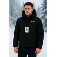 Зимняя куртка M.A.D.I.S.S молодежная короткая с холофайбером,Черный,XXL