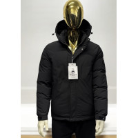 Чоловіча зимова куртка M.A.D.I.S.S коротка молодіжна, холофайбер,Чорний XL