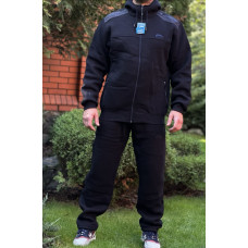 Костюм спортивний чоловічий Cramp теплий з флісом всередині, прямий без манжета, Туреччина, M, Темно-синій
