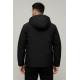 Куртка зимова чоловіча M.A.D.I.S.S, молодіжна, холлофайбер, вільний крій, повномірна,Чорний,XL