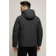 Куртка зимова чоловіча M.A.D.I.S.S, молодіжна, холлофайбер, вільний крій, повномірна,Графіт,XXXL