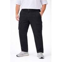 Брюки карго Forex мужские теплые, коттоновые с флисом, зимние, 38  Темно-синий