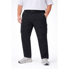 Брюки карго Forex мужские теплые, коттоновые с флисом, зимние, 40  Темно-синий