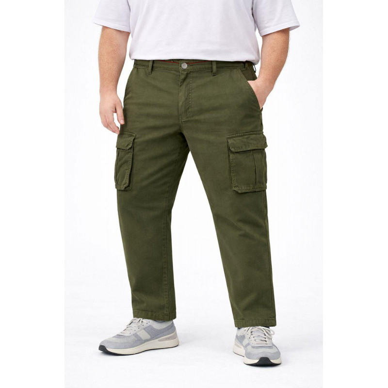 Брюки карго Forex мужские теплые, коттоновые с флисом, зимние, 38  Темно-синий