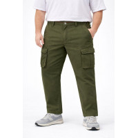 Брюки карго Forex мужские теплые, коттоновые с флисом, зимние, 38  Хаки