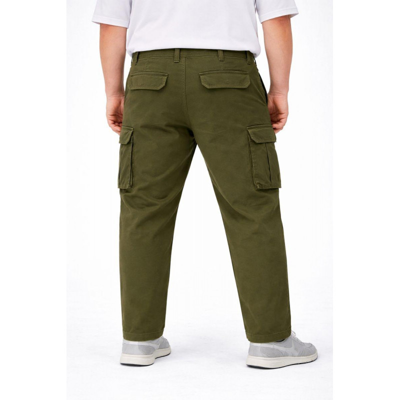 Брюки карго Forex мужские теплые, коттоновые с флисом, зимние, 40  Хаки