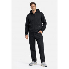 Костюм мужской Cramp зимний теплый с флисом большого размера,5XL, Черный