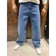 Джинсы мужские John Lucca багги широкие 100% хлопок Турция уличный стиль,30  Синий