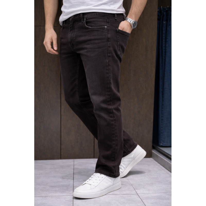 Джинсы мужские Franco Lucci зауженные Турция всесезонные, 31  Темный шоколад