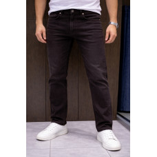 Джинсы мужские Franco Lucci зауженные Турция всесезонные, 34  Темный шоколад