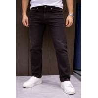 Джинсы мужские Franco Lucci зауженные Турция всесезонные, 33  Темный шоколад