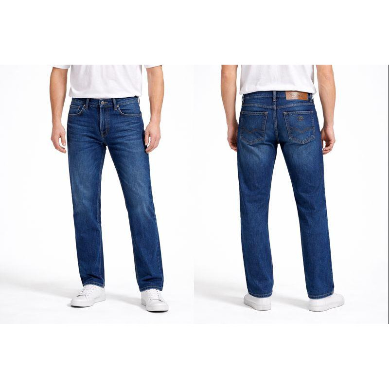 Джинсы мужские BaronJNS классические прямые всесезонные Турция,38  Синий