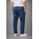 Джинсы мужские BaronJNS классические большие размеры синие прямые ,46  Синий