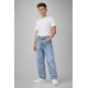 Джинсы для мальчика Happy House мом широкие скейтеры 8–15 лет ,Голубой ,170-176