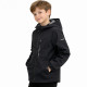 Куртка демисезонная двусторонняя для мальчика Happy House 2 в 1 с капюшоном водоотталкивающая 4-10 лет, 128-134, Черный