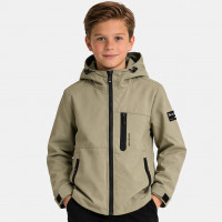 Куртка демисезонная для мальчика Happy House 5-14 лет  легкая куртка детская с капюшоном стеганая подкладка,Оливковый,  110-116