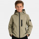 Куртка демисезонная для мальчика Happy House 5-14 лет  легкая куртка детская с капюшоном стеганая подкладка,Оливковый,  158