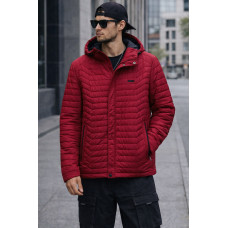 Куртка мужская Saz демисезонная Турция M-4XL на трикотажной подкладке, Красный, L