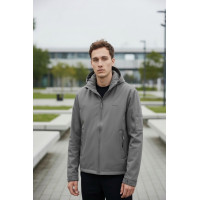 Куртка мужская Myst демисезонная короткая с капюшоном легкая весна осень S-3XL,Хаки, L