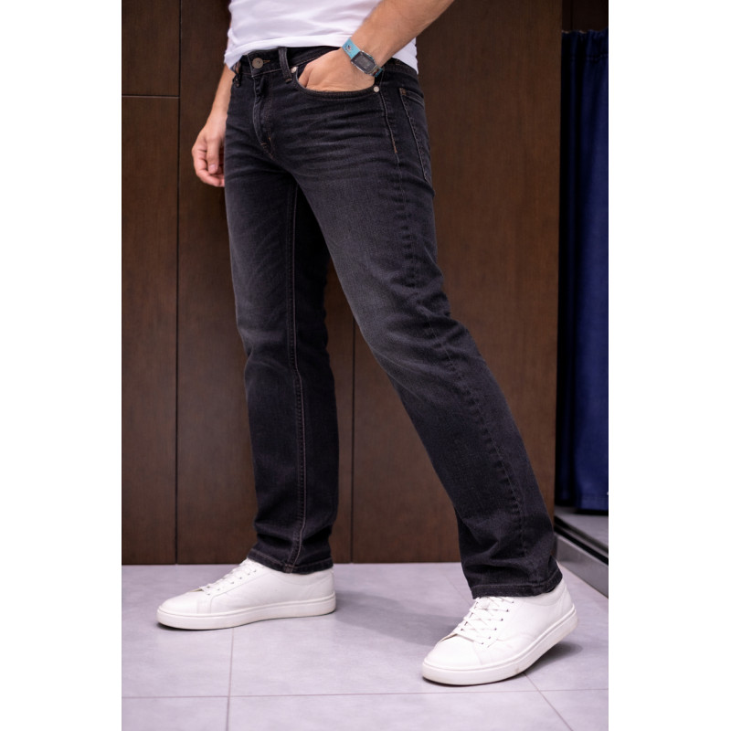 Джинсы мужские Franco Lucci большие размеры стрейч классические прямые  ,38  Графит