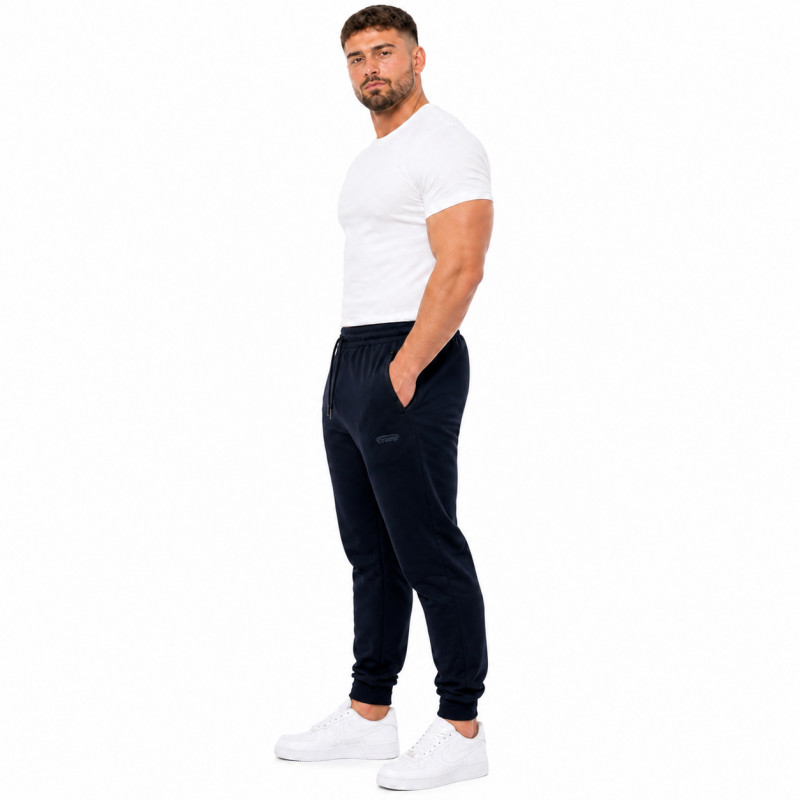 Брюки спортивные CRAMP мужские батал 6XL-10XL большого размера на манжетах,7XL, Темно-синий