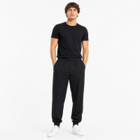 Спортивные штаны Lonn мужские больших размеров 4XL-6XL трикотажные хлопковые на манжетах,6XL, Черный