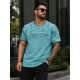 Футболка мужская Red Down большого размера 6XL-9XL хлопковая Турция для крупных мужчин,8XL,Темно-синий