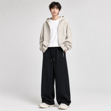 Спортивные штаны GMWL для мальчика 10-17 лет широкие багги streetwear,Черный, 176
