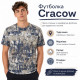 Футболка мужская CRACOW марлевка легкая летняя с принтом M-XXL,XL,Бирюзовый