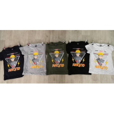 Футболка для мальчика 5-8 лет NARUTO, Размер детской одежды (по росту) 110, Цвета для пром Темно-синий