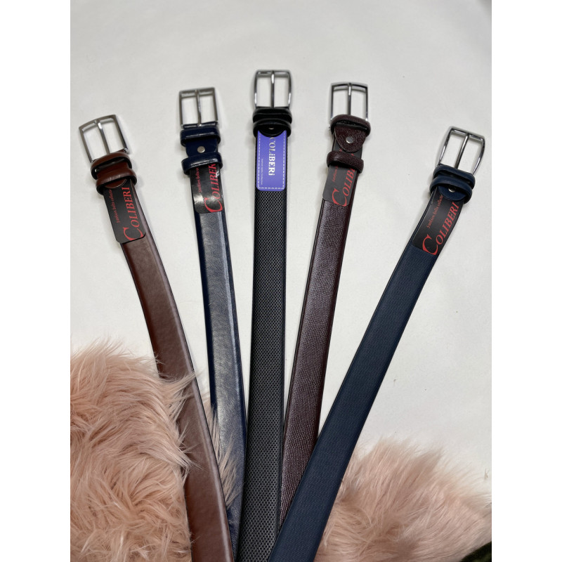 Ремни мужские 40мм.экокожа Пряжка классика 335, Коричневый