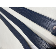 Ремни для мальчика экокожа Пряжка классика 337, {Цвет Синий, Размер детских ремней 70