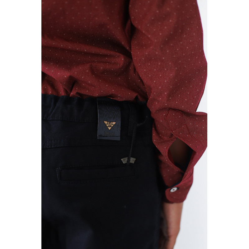 Брюки MUSTI для мальчика 7-11 лет , 128, Темно-синий