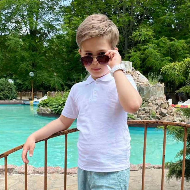 Футболка MirWear на подростка 10-15 лет , Белый,  146