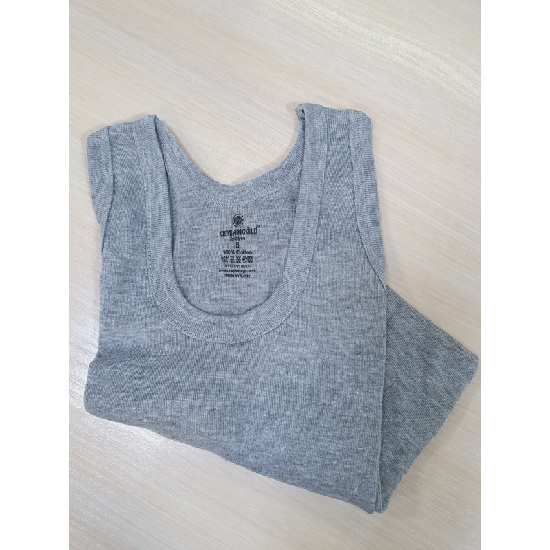 Майка CEYLANOGLU для мальчика 3-12 лет арт.382, Серый, 104