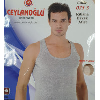 Майка хлопок CEYLANOGLU мужская , Серый, L