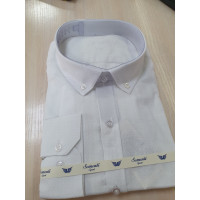 Рубашка SEMENTI белая с длинным рукавом арт.393, Белый, S