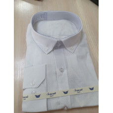 Рубашка SEMENTI белая с длинным рукавом арт.393, Белый, S