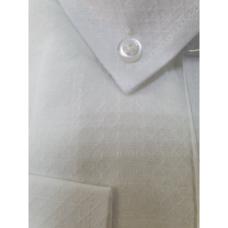 Рубашка SEMENTI белая с длинным рукавом арт.393, Белый, XL