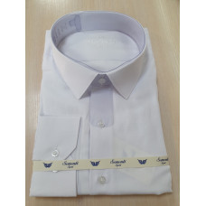 Рубашка SEMENTI белая с длинным рукавом арт.394, Белый, S