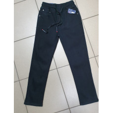 Джинсы черные FOREST JEANS для мальчика 6-12 лет арт.408, Черный, 128