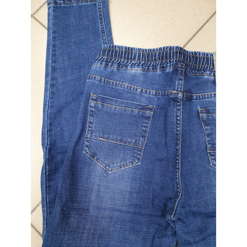 Джинсы   MEGOSS для мальчика 5-10  лет арт.410-2, Темно-серый, 134