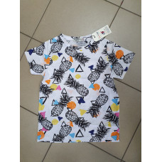 Футболка WOORAGE для детей 2-8 лет , 104, Белый